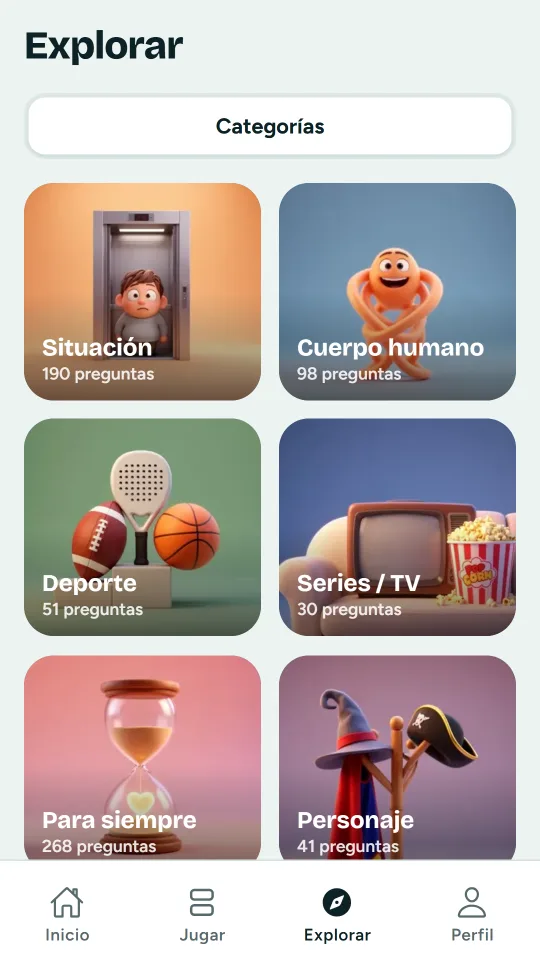 Las categorías ilustradas